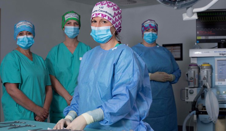 Sustainable reusable theatre caps made from plant-based material created for NHS Scotland