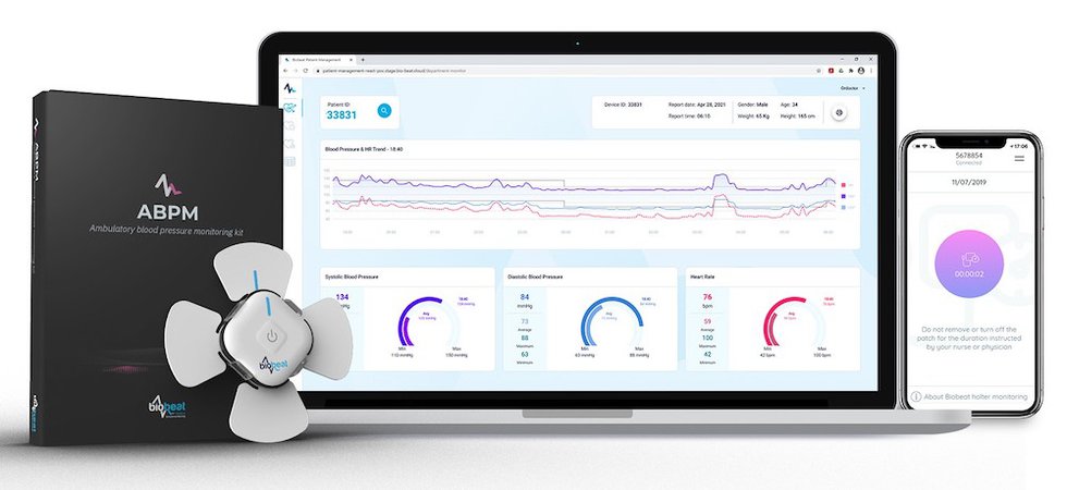 continuous ambulatory blood pressure monitoring